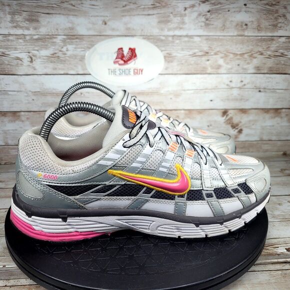 Nike P-6000 Laser Women's Size 9 Fuchsia White Athletic Training Running Shoes - Picture 1 of 12
